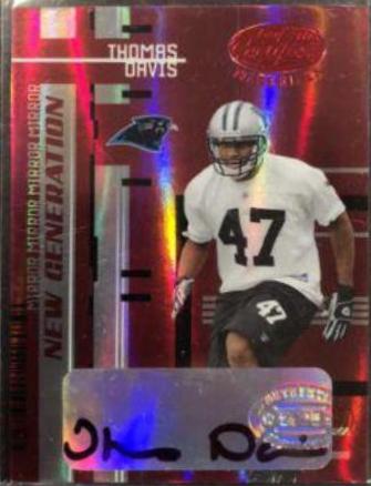 Thomas Davis [Mirror Red Autograph] #155