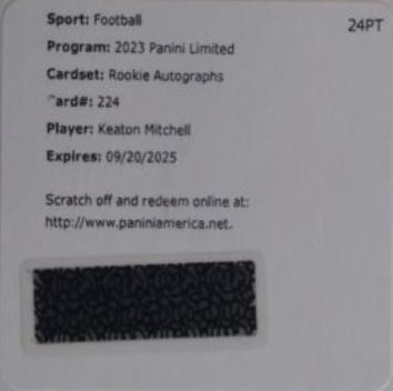 Keaton Mitchell [Rookie Autograph] #224
