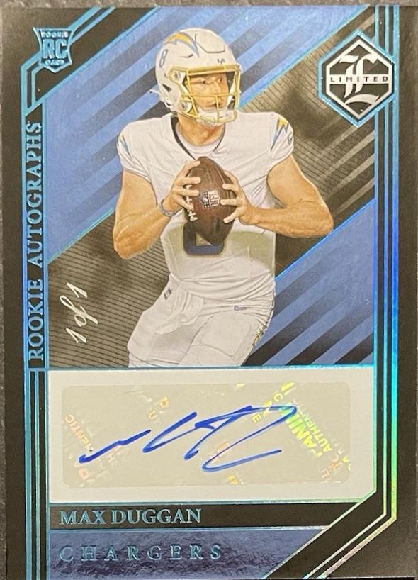 Max Duggan [Sapphire Spotlight Rookie Autograph] #225