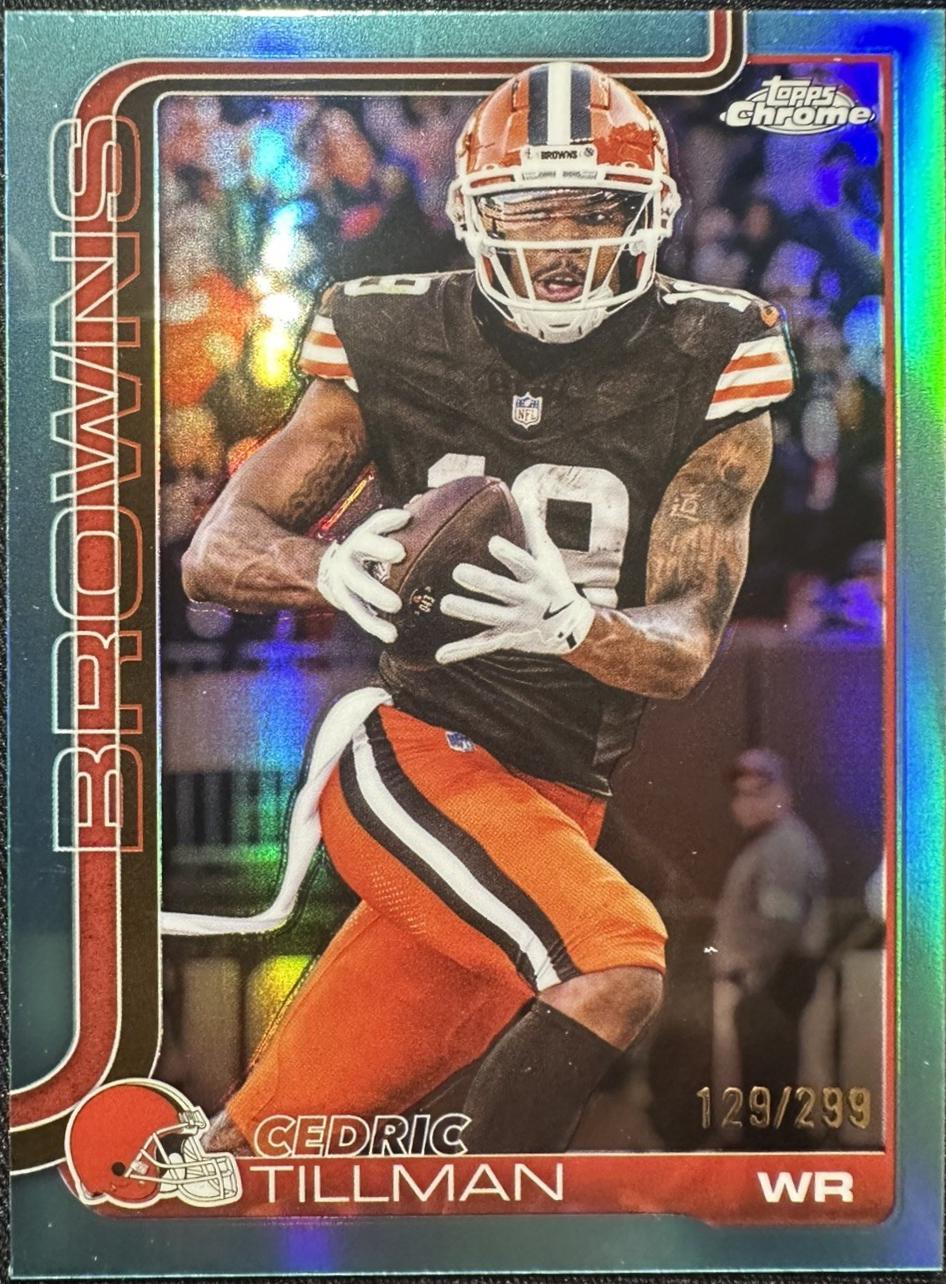 Cedric Tillman [Blue Refractor] #67