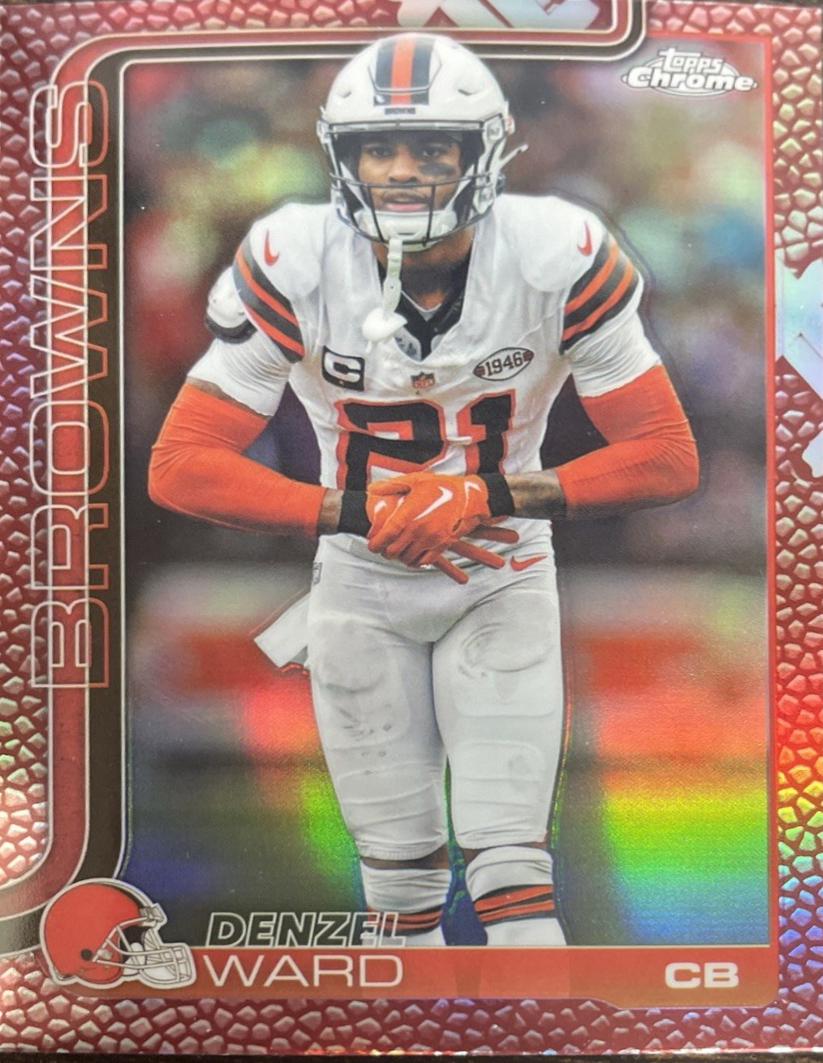 Denzel Ward [Leather Purple] #74
