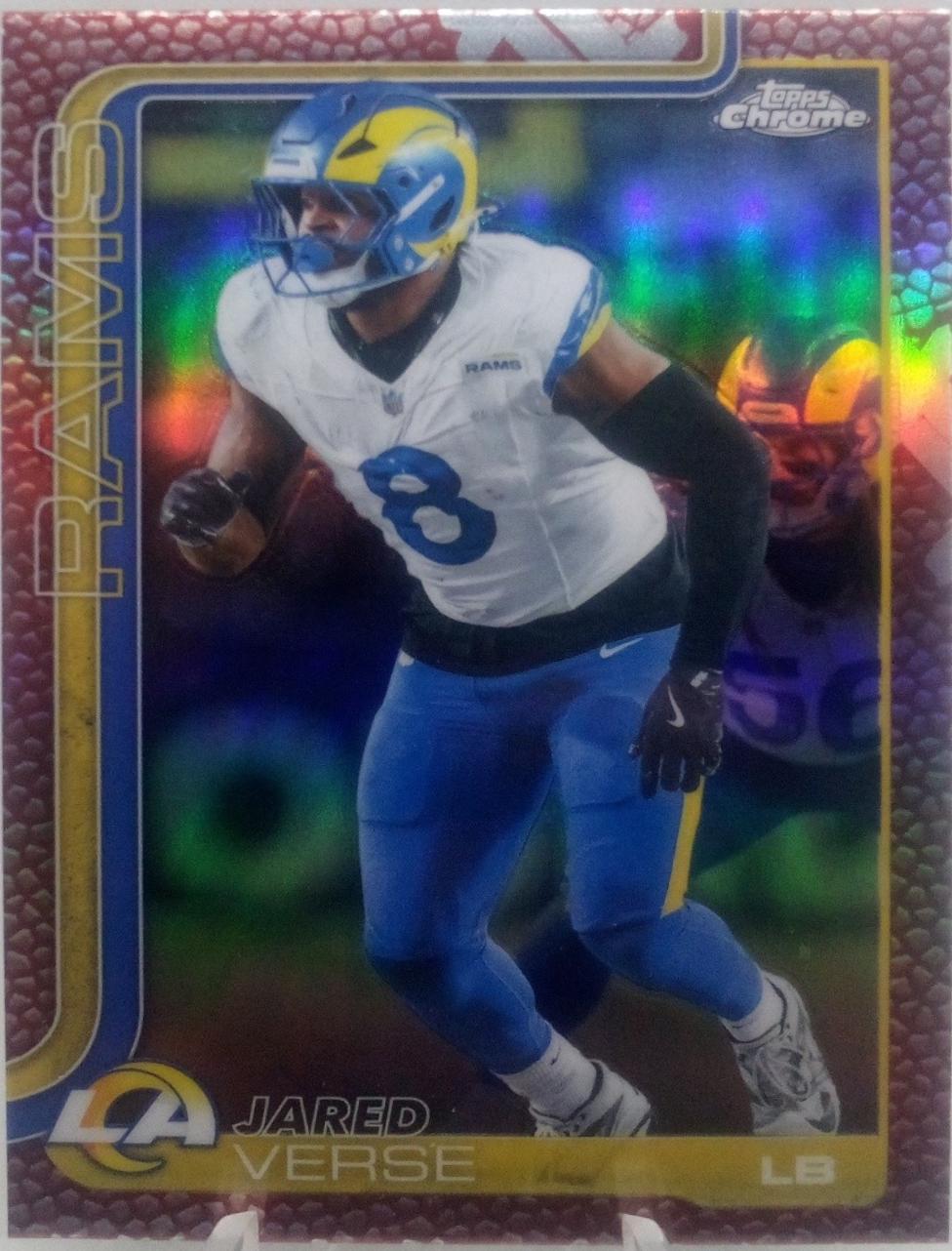 Jared Verse [Leather Refractor] #173