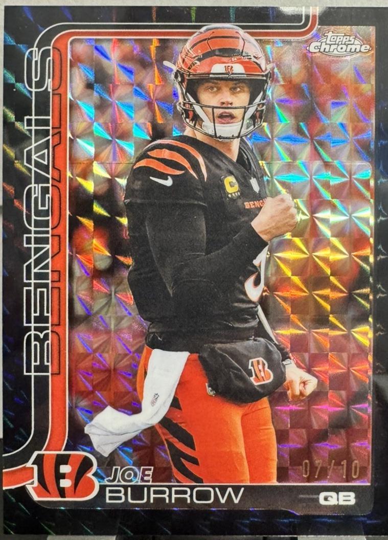 Joe Burrow [Black Geometric Refractor] #61