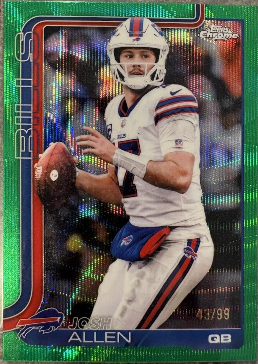Josh Allen [Green Wave Refractor] #34