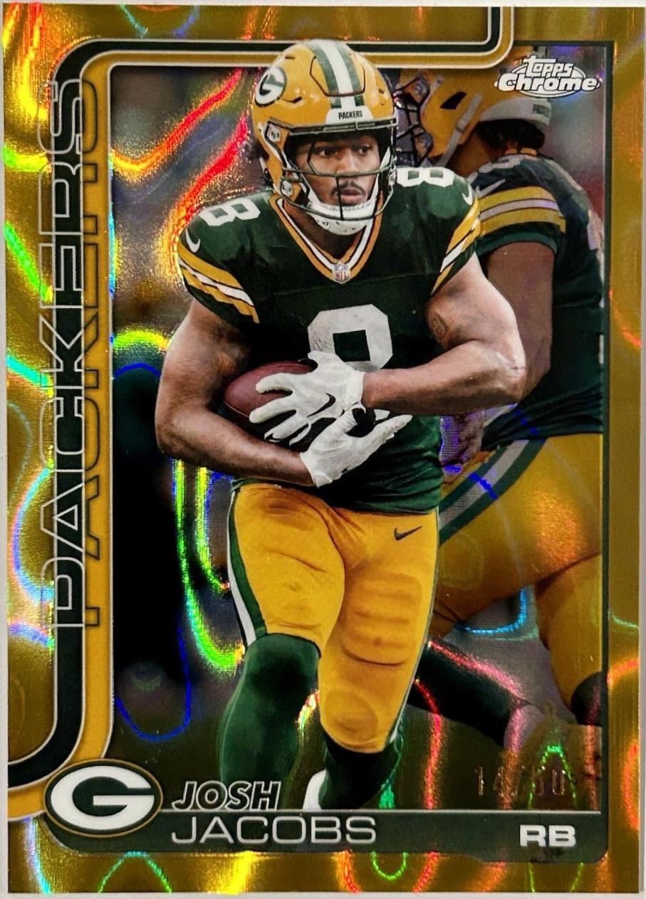 Josh Jacobs [Gold Wave Refractor] #110