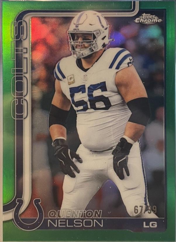Quenton Nelson [Green Refractor] #144