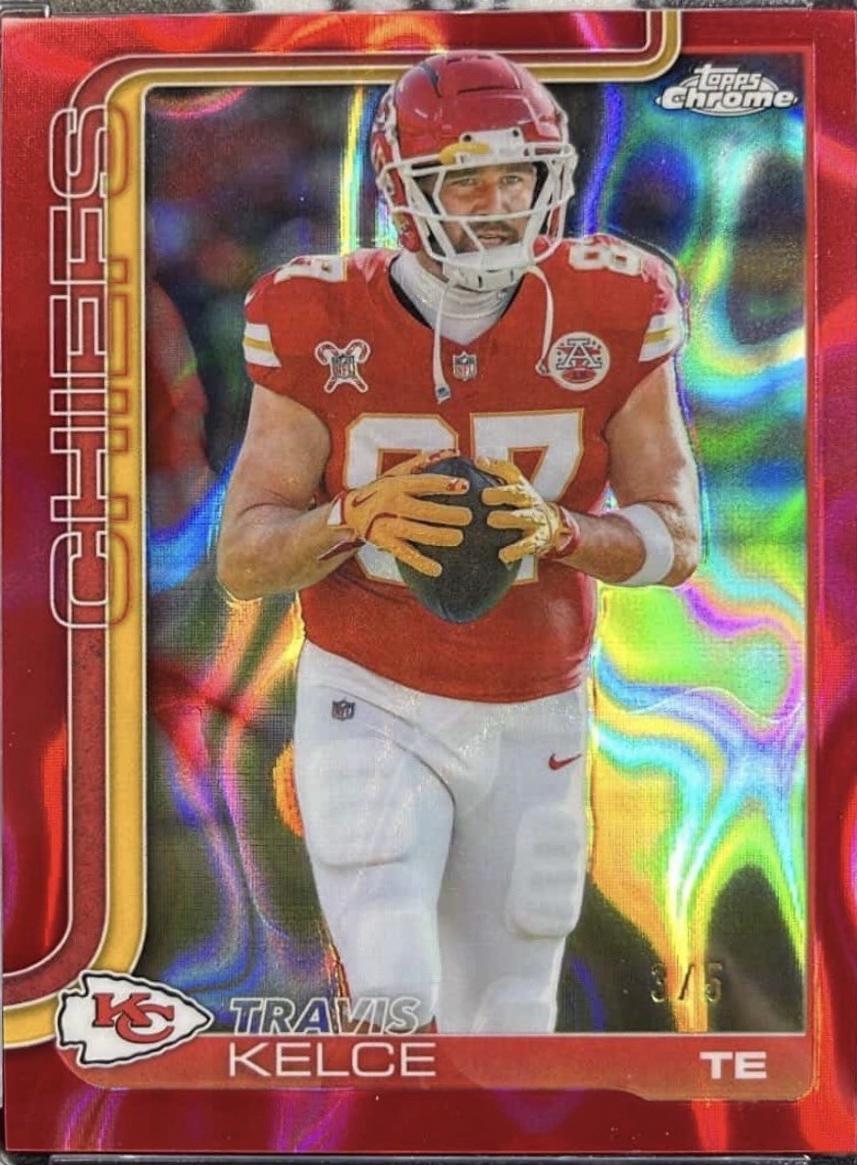 Travis Kelce [Leather Red] #150
