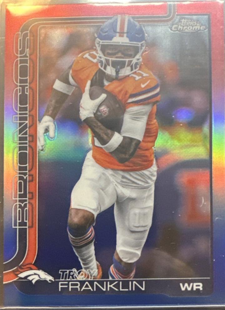 Troy Franklin [Red White Blue Refractor] #91