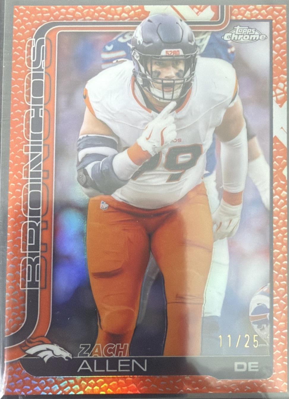 Zach Allen [Leather Orange] #95