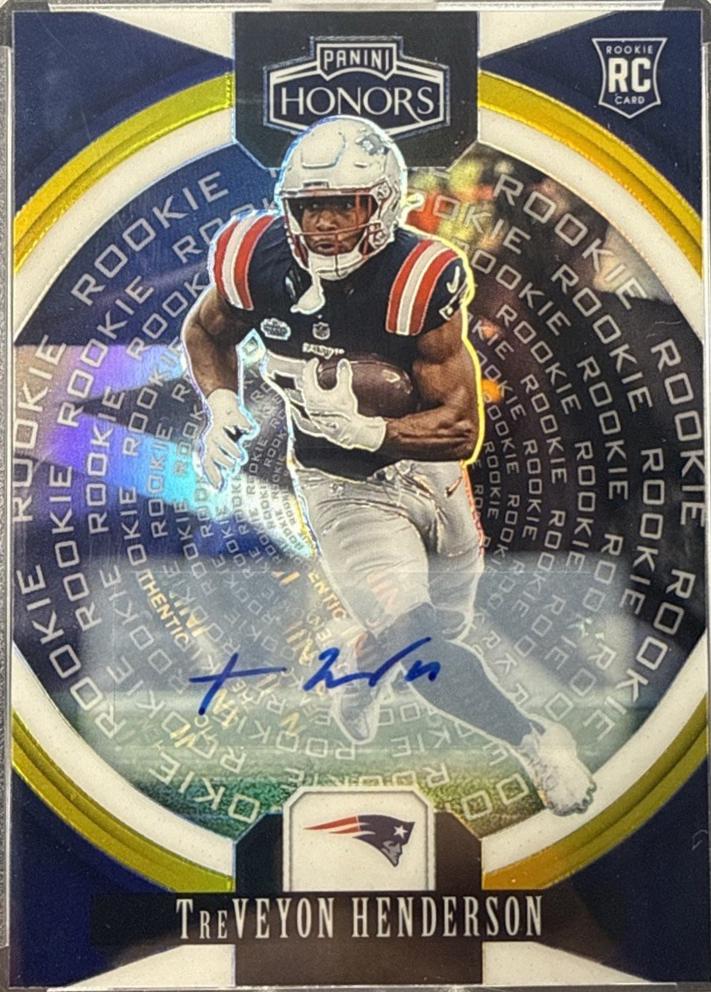 TreVeyon Henderson [Gold Rookie Signature] #50