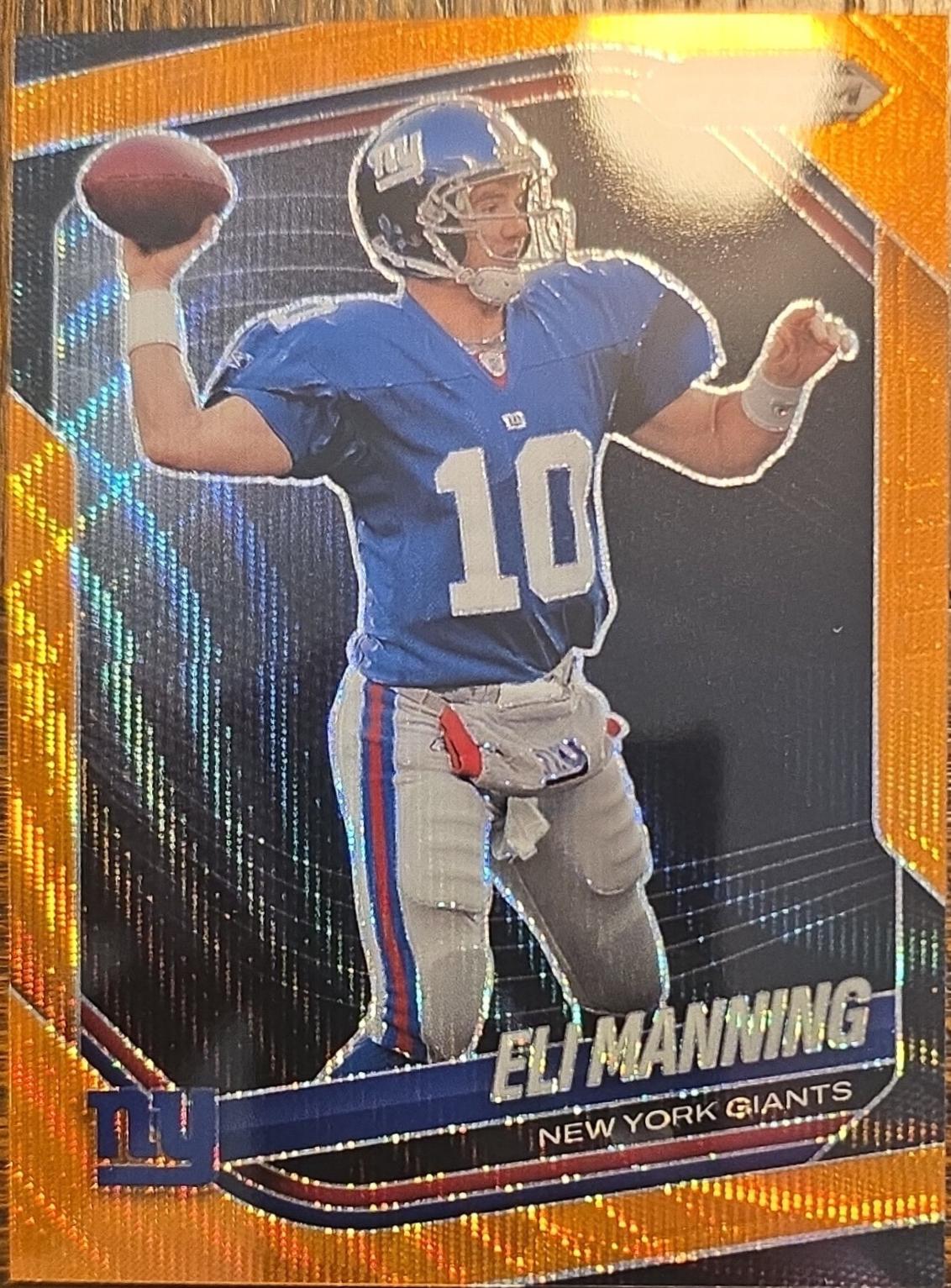 Eli Manning [Orange Wave] #102