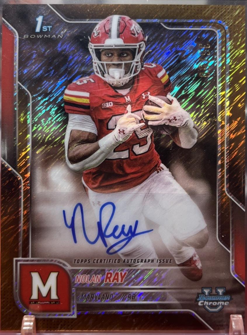 Nolan Ray [Gold Shimmer Refractor] #BCA-NR