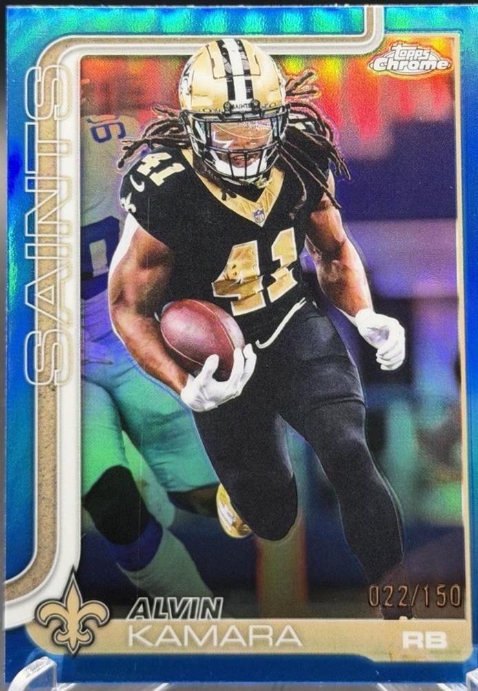 Alvin Kamara [Blue Refractor] #215