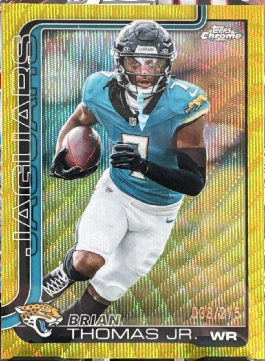 Brian Thomas Jr. [Gold Wave Refractor] #135