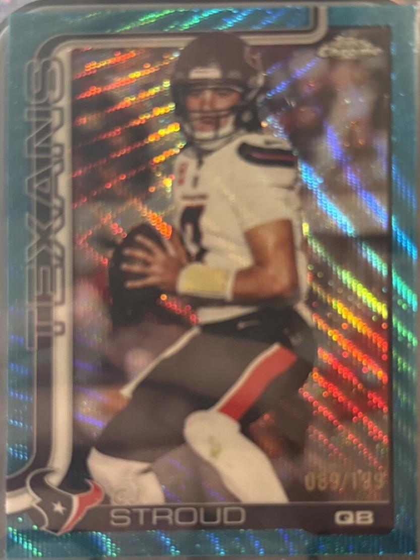 CJ Stroud [Aqua Wave Refractor] #119
