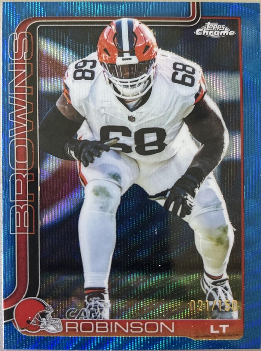 Cam Robinson [Blue Wave Refractor] #124