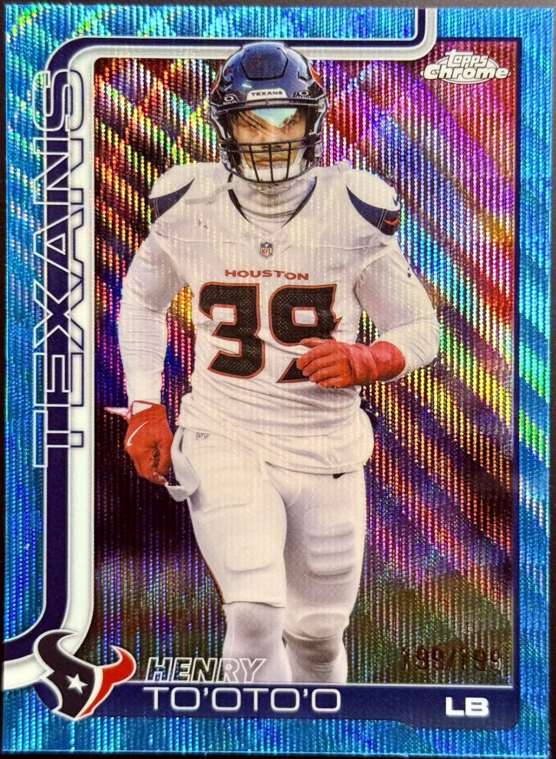 Henry To'oTo'o [Blue Wave Refractor] #122