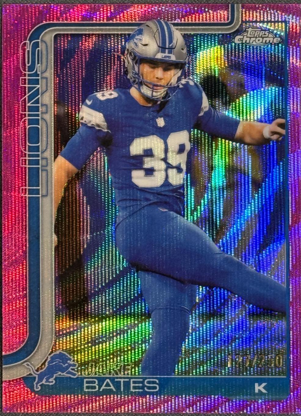 Jake Bates [Pink Refractor] #105