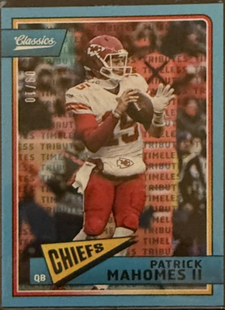 Patrick Mahomes II [Timeless Tribute Blue] #49