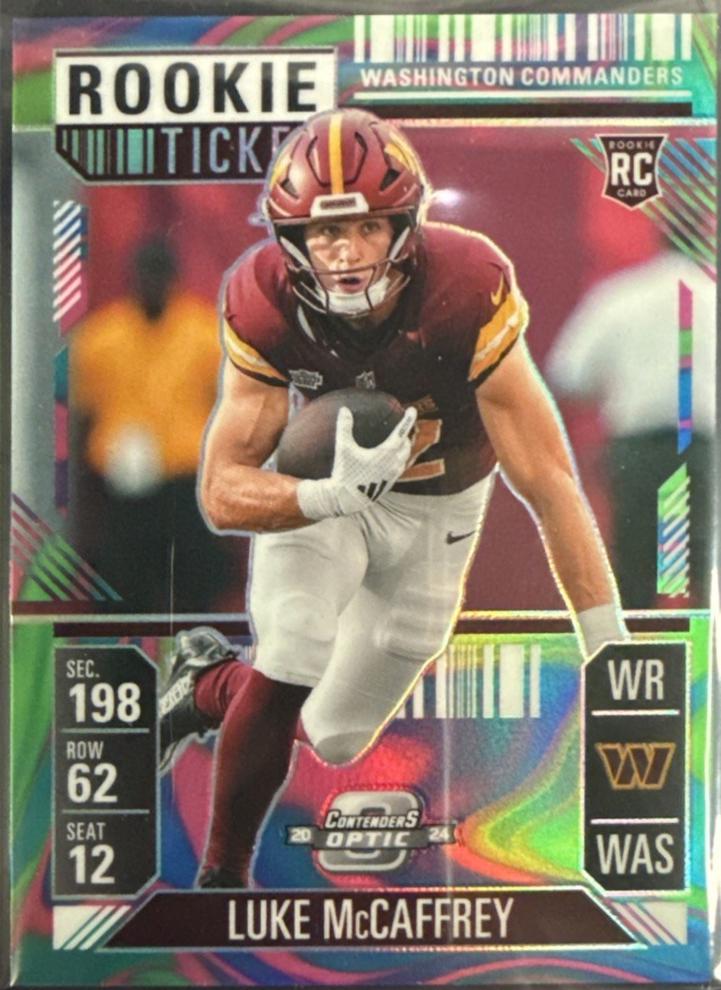 Luke McCaffrey [Neon Marble] #84