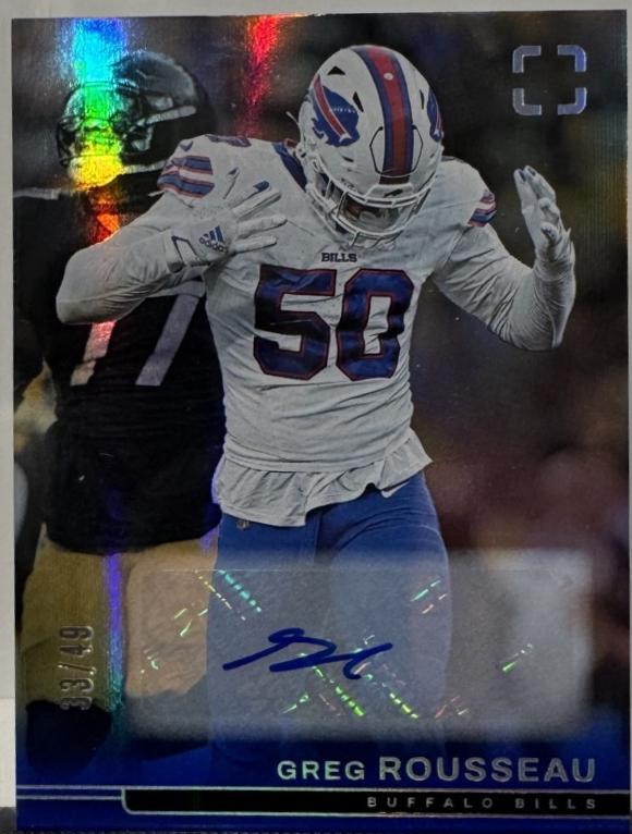 Greg Rousseau [Blue Autograph] #2