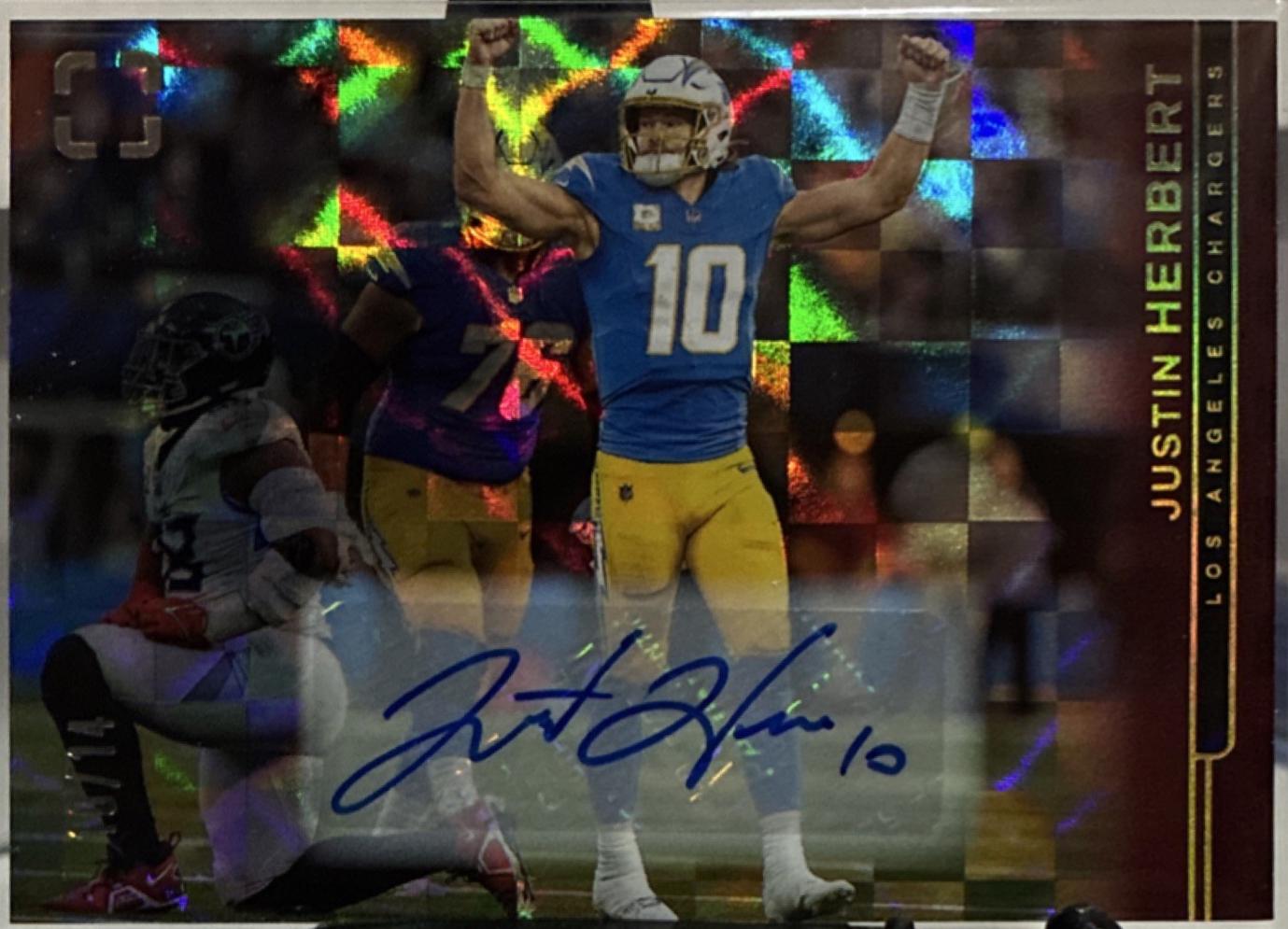 Justin Herbert [Maroon Autograph] #110