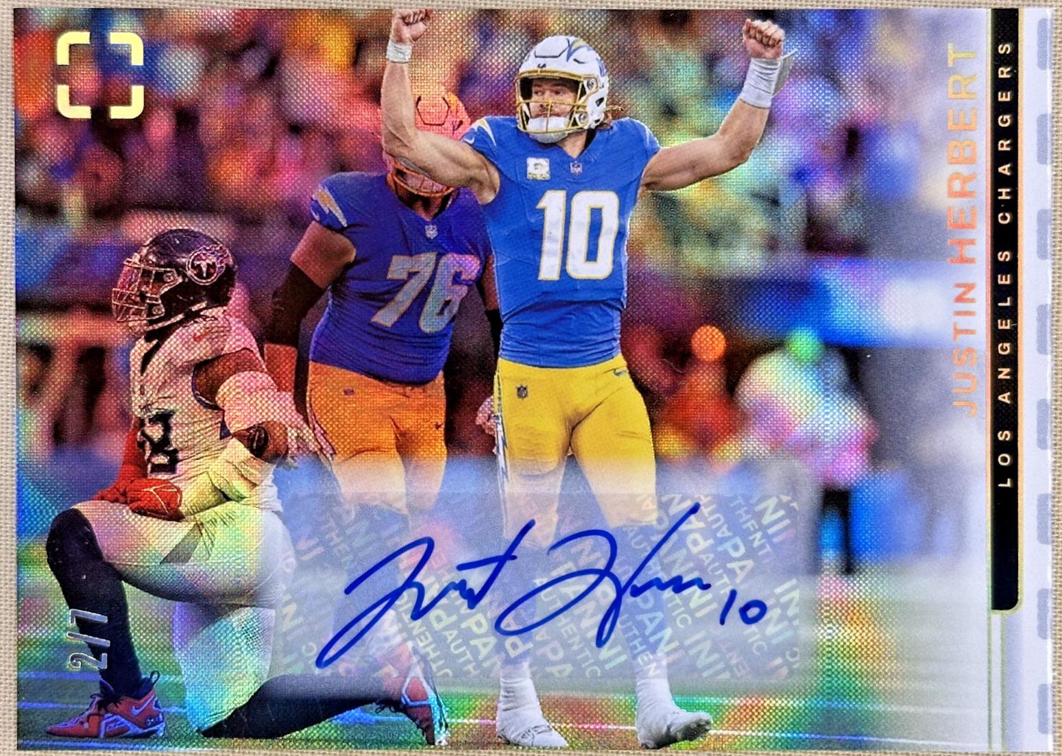Justin Herbert [White Autograph] #110