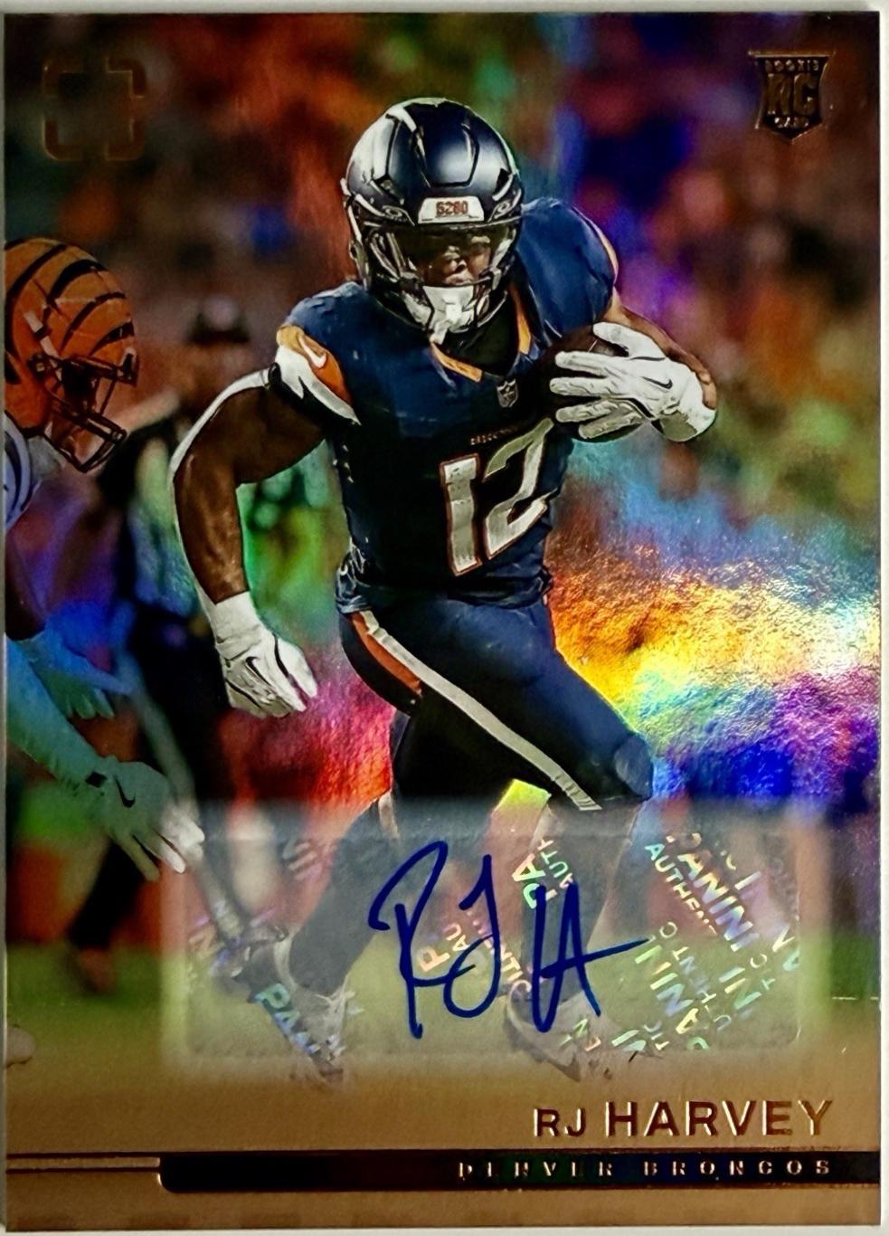 RJ Harvey [Bronze Rookie Autograph] #145