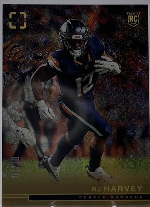 RJ Harvey [Gold Rookie Autograph] #145