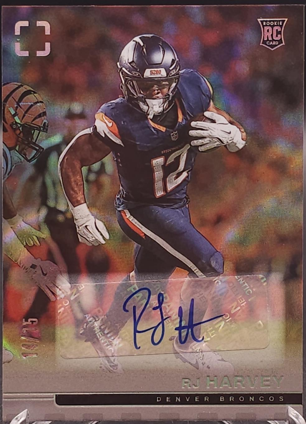RJ Harvey [Silver Rookie Autograph] #145