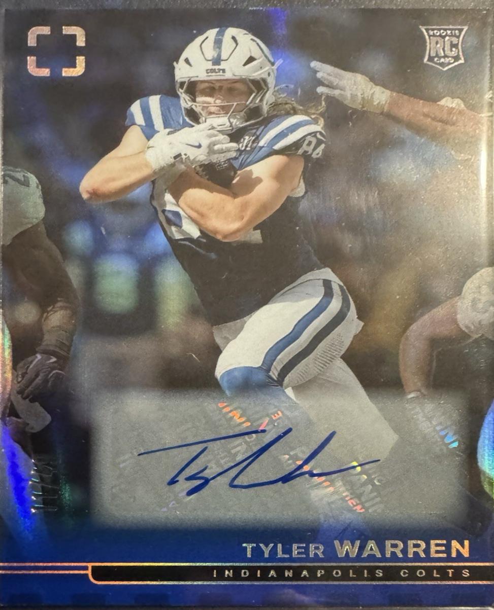 Tyler Warren [Blue Rookie Autograph] #128