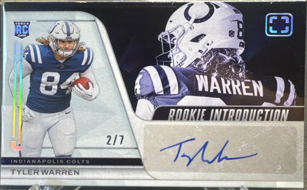 Tyler Warren [White Rookie Autograph] #128