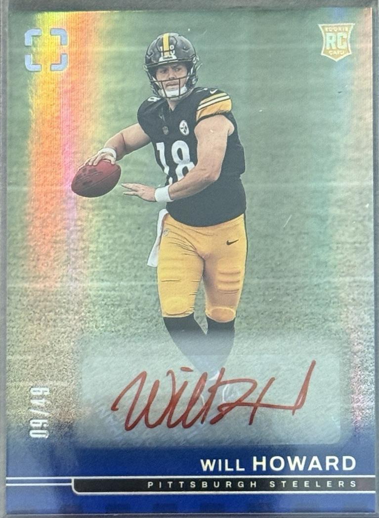Will Howard [Blue Rookie Autograph] #136