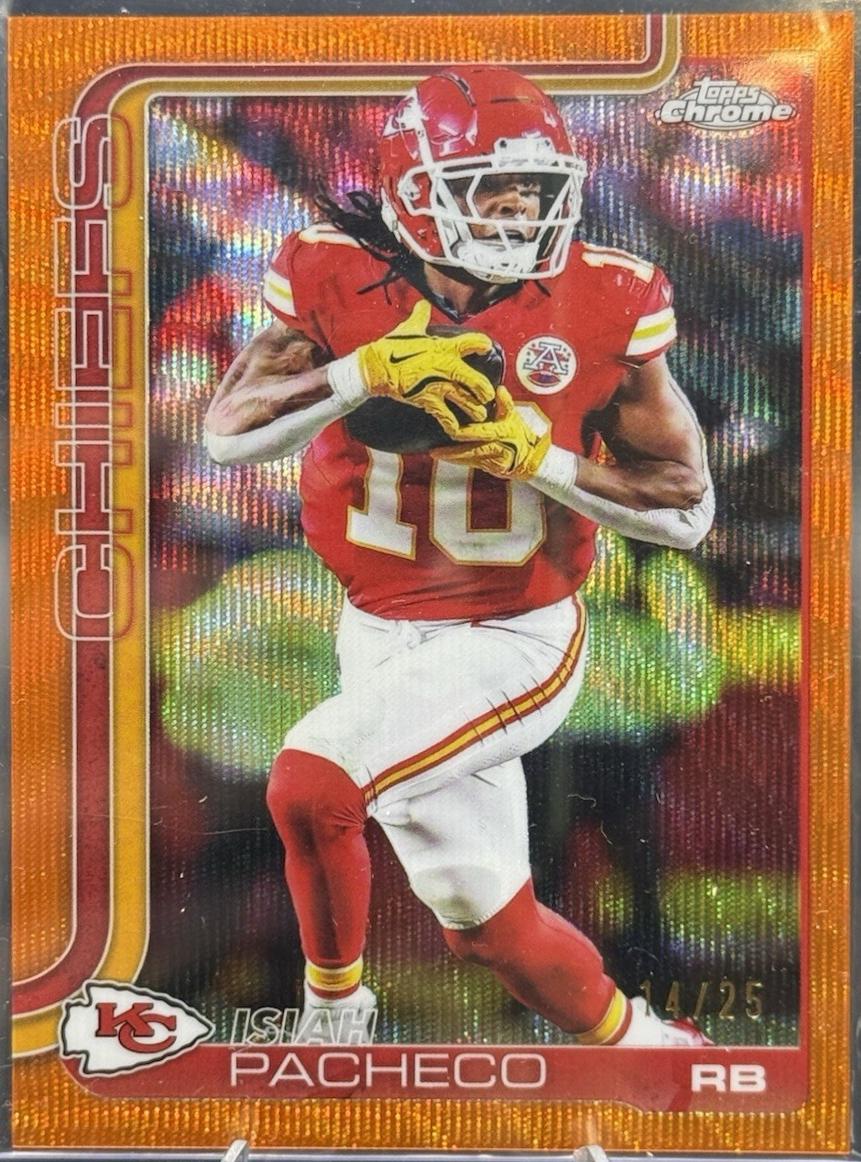 Isiah Pacheco [Orange Refractor] #149