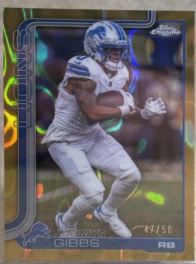 Jahmyr Gibbs [Gold Refractor] #101