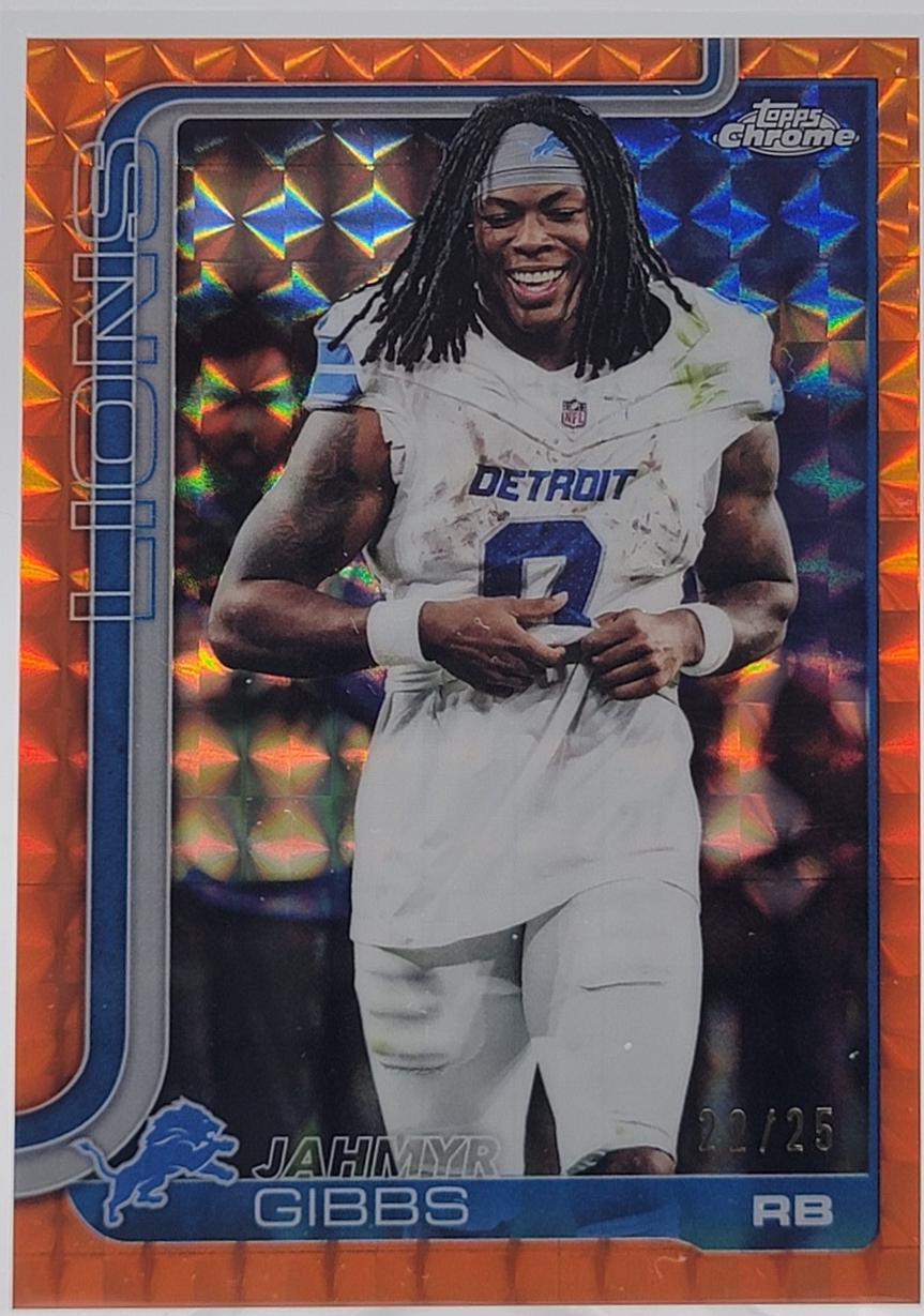 Jahmyr Gibbs [Orange Geometric Refractor] #101