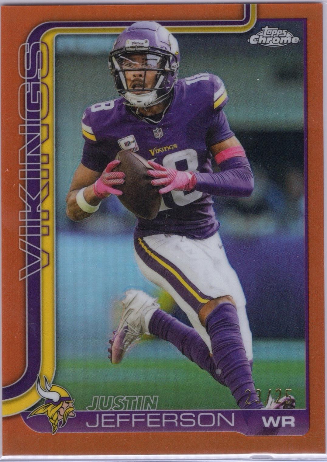 Justin Jefferson [Orange Refractor] #195