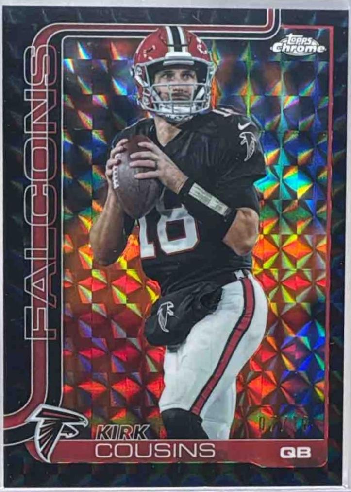 Kirk Cousins [Black Geometric Refractor] #13