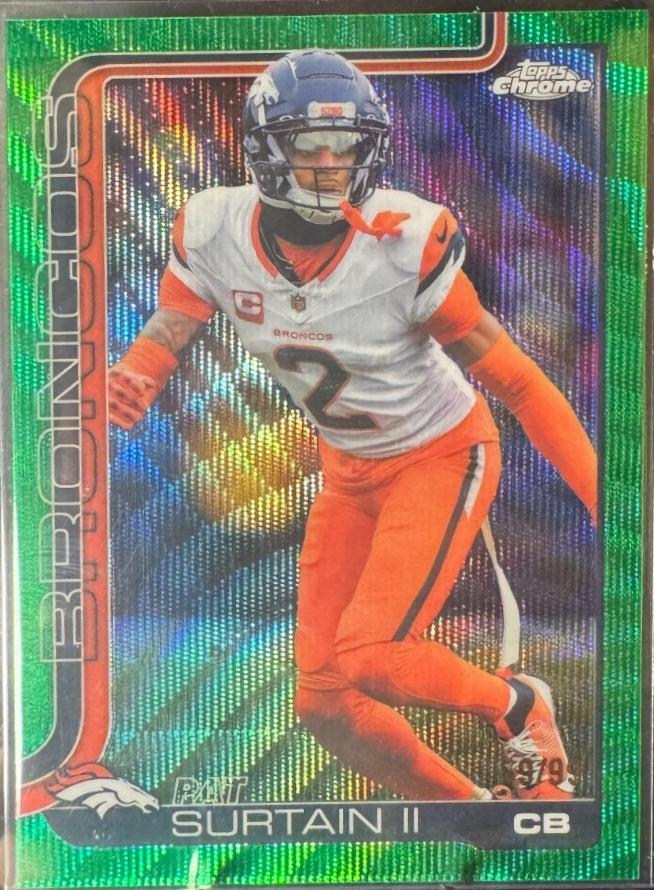 Pat Surtain II [Green Wave Refractor] #93