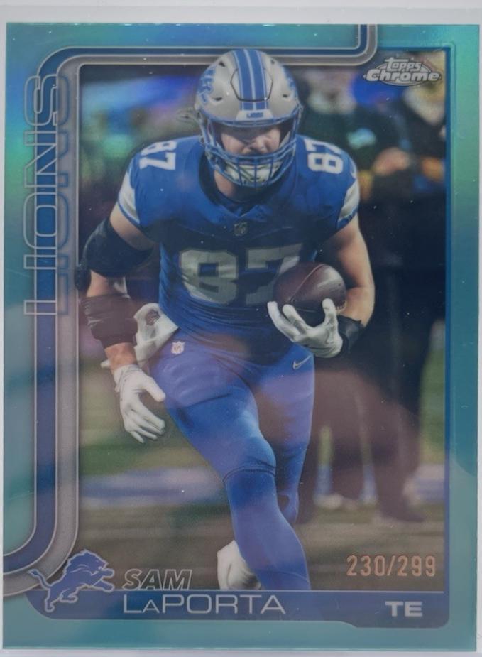 Sam LaPorta [Teal Refractor] #100