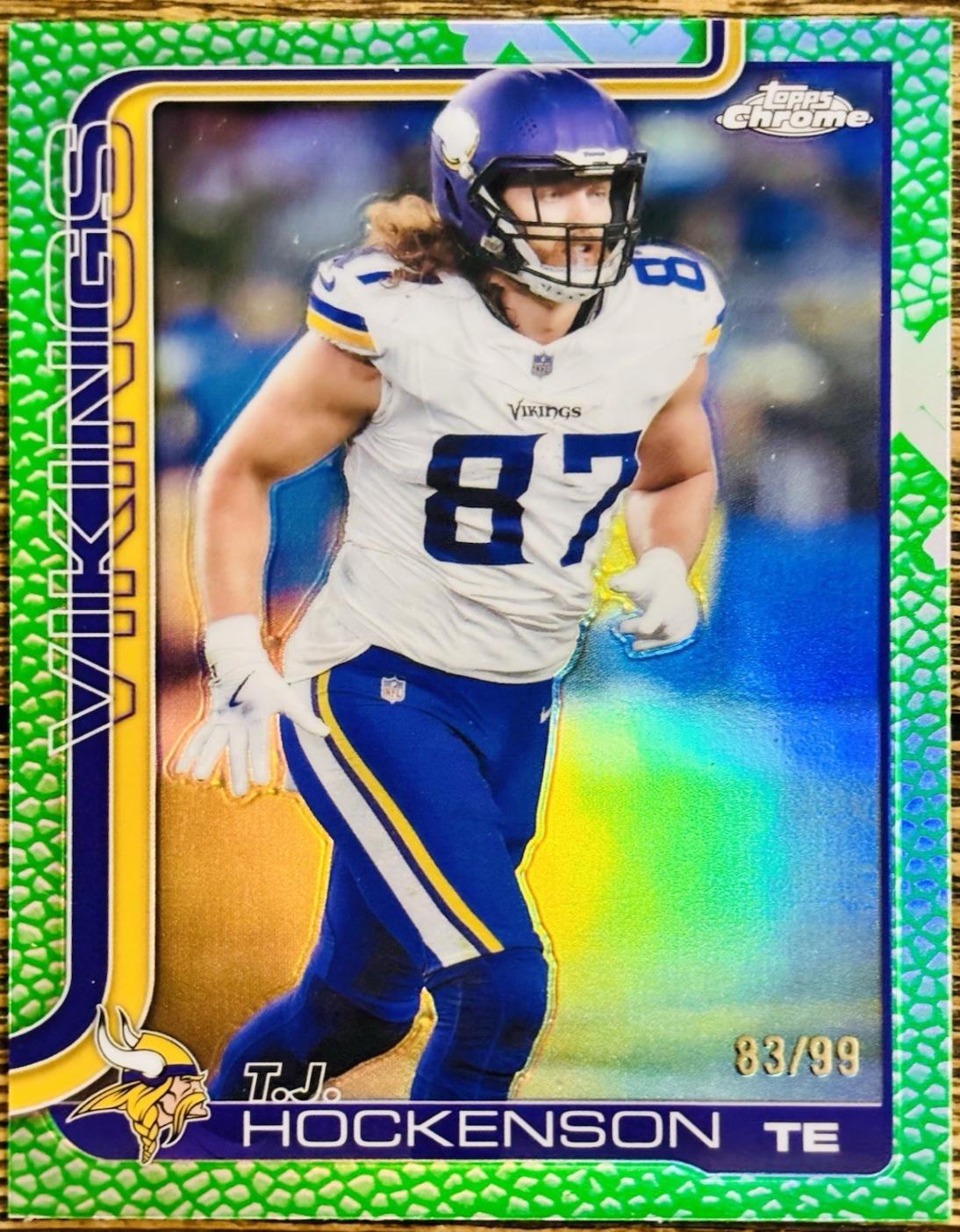 T.J. Hockenson [Leather Green] #200