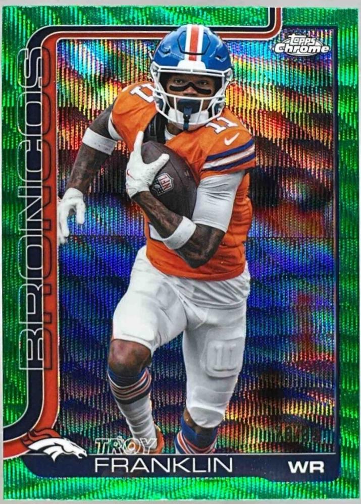 Troy Franklin [Green Wave Refractor] #91