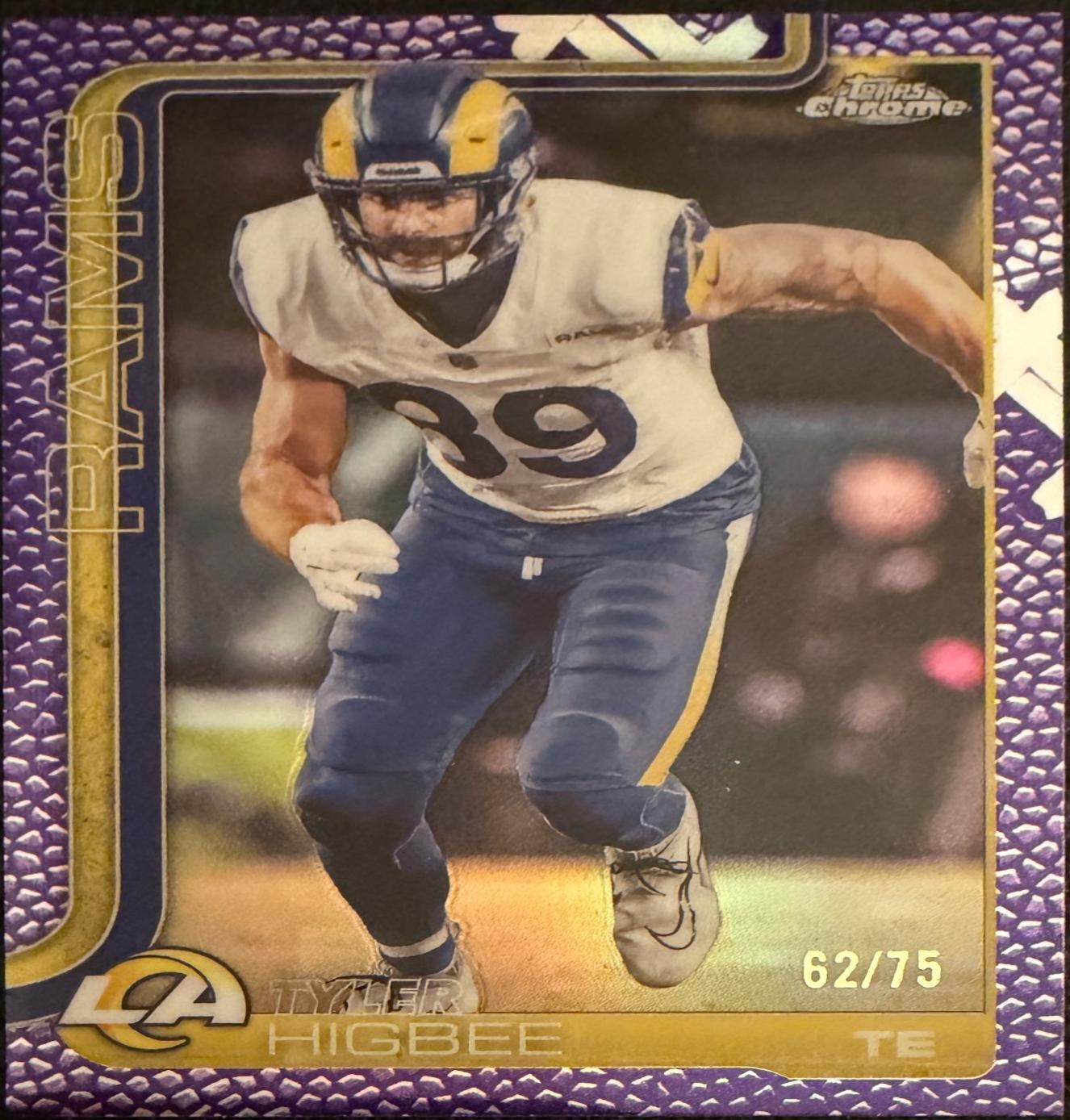 Tyler Higbee [Leather Purple] #172