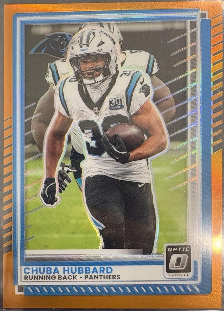 Chuba Hubbard [Orange] #62