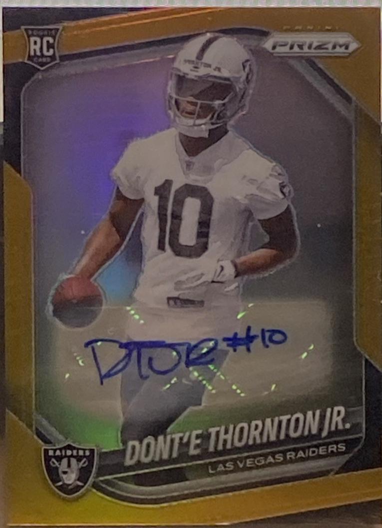 Dont'e Thornton Jr. [Autograph Gold] #369