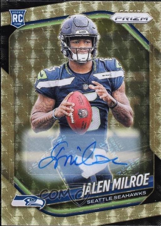 Jalen Milroe [Autograph Gold Vinyl] #317