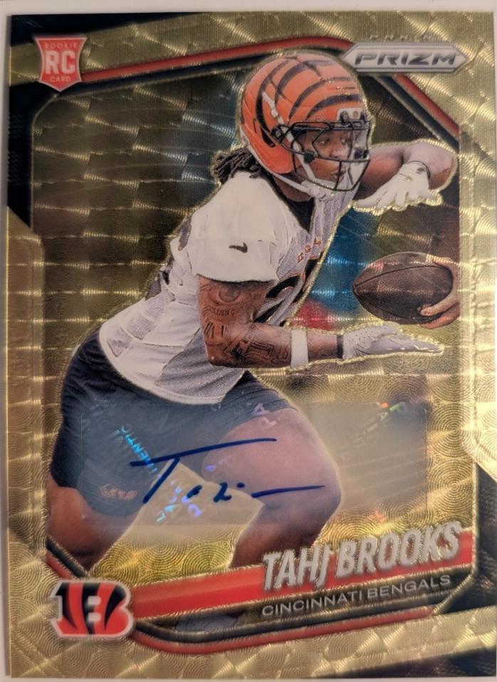 Tahj Brooks [Autograph Gold Vinyl] #335