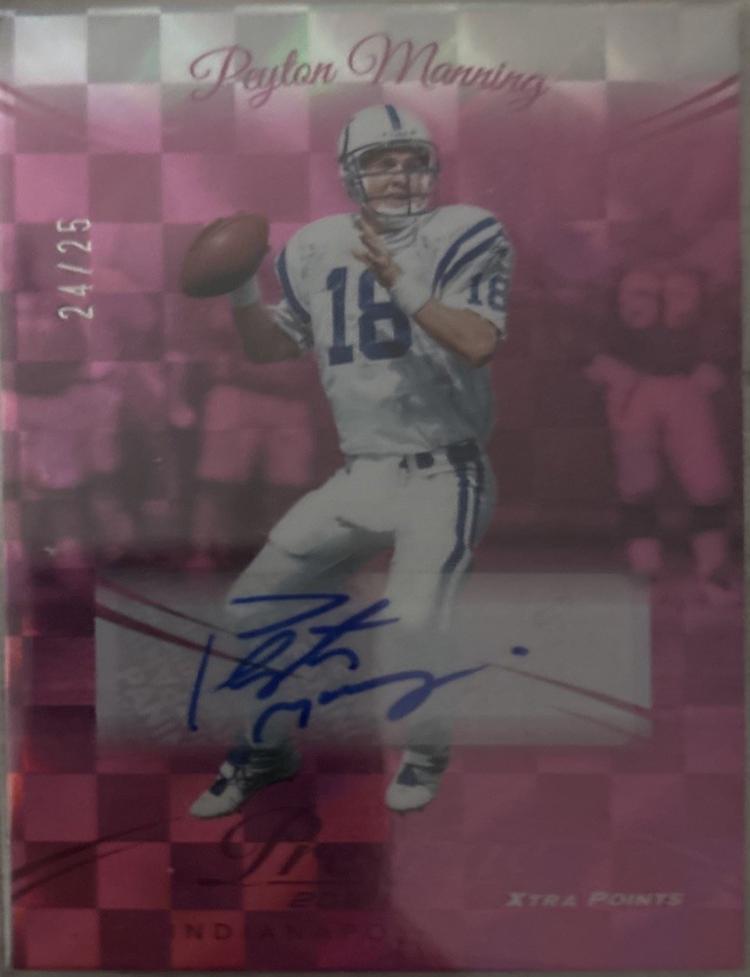 Peyton Manning [Xtra Points Signatures Premium Pink] #132
