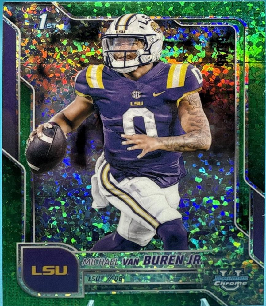 Michael Van Buren Jr. [Green Mini-Diamond Refractor] #53