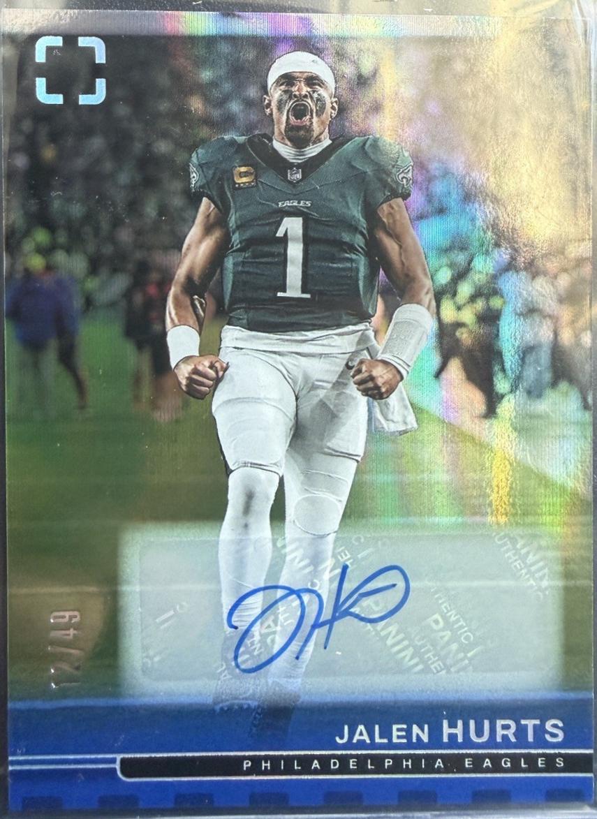 Jalen Hurts [Blue Autograph] #19